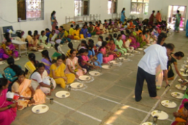 Provide a days meal for 40 poor patients