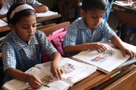 Sponsor a child in 'VJCT's English Medium School for one year